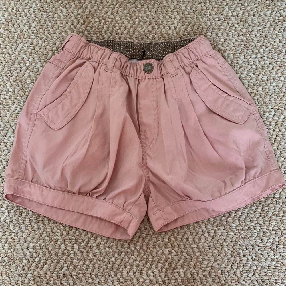 baby pink shorts